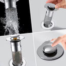 Kit x2 Tapón Filtro Antidesagüe en Acero Inoxidable 34-40mm